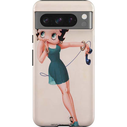 Betty Boop On the Phone Google Pixel 8 Pro Impact Case